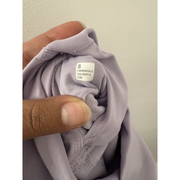 Lululemon Women's Lavender High Rise Double lined Align High-Rise Crop Size 8 - Picture 5 of 5